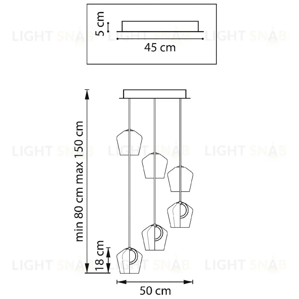 Каскадная люстра Lightstar Caramello 796169 796169