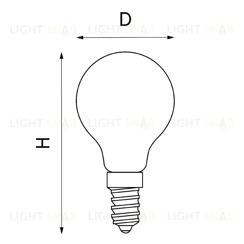 Лампа светодиодная Lightstar E27 8W 3000K 933002 933002