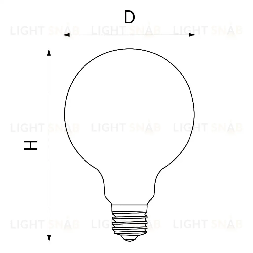 Лампа светодиодная Lightstar E27 8W 3000K 933302 933302