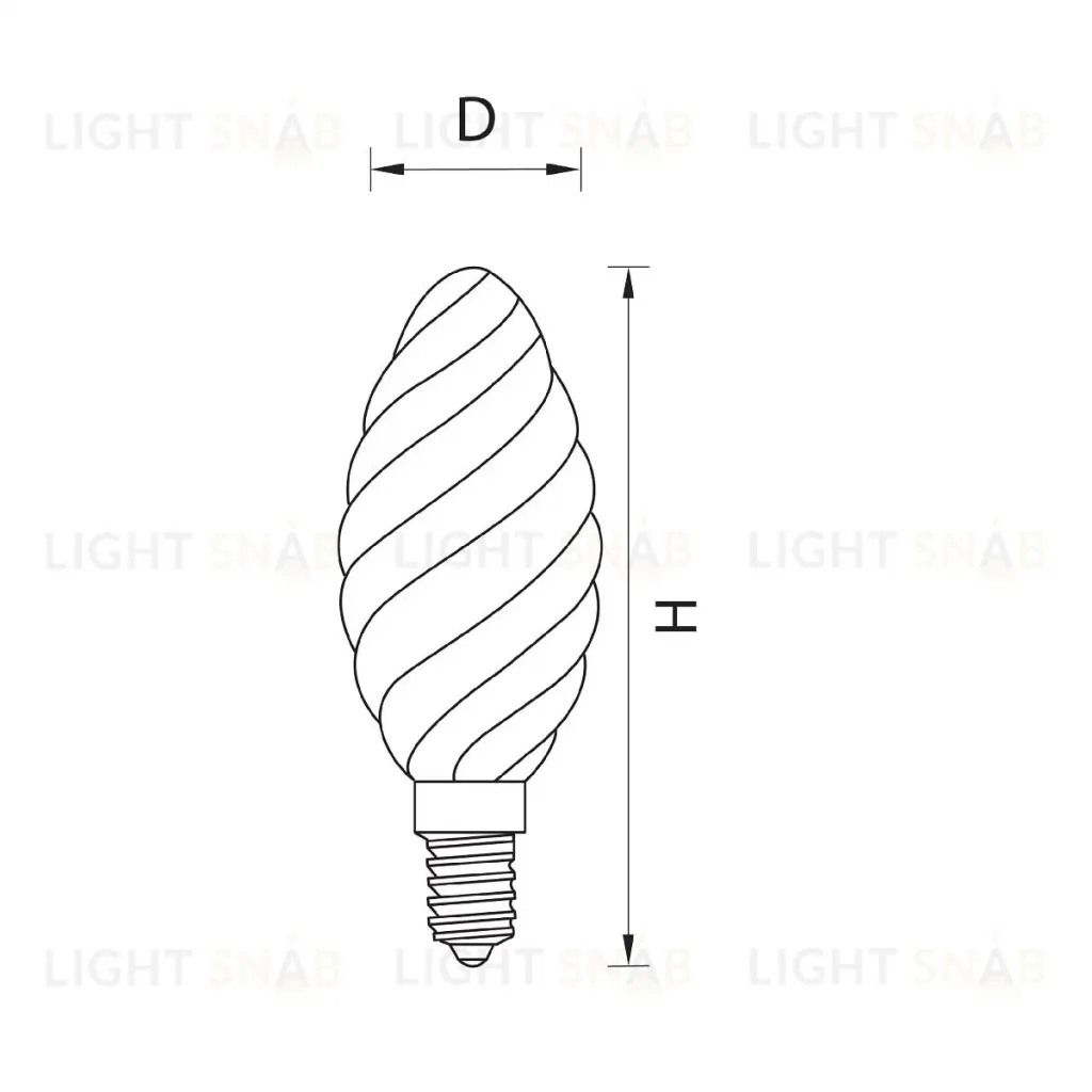 Лампа светодиодная Lightstar E14 6W 4000K 933704 933704