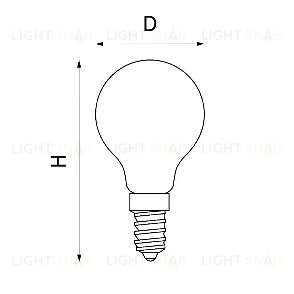 Лампа светодиодная Lightstar E14 6W 4000K 933804 933804