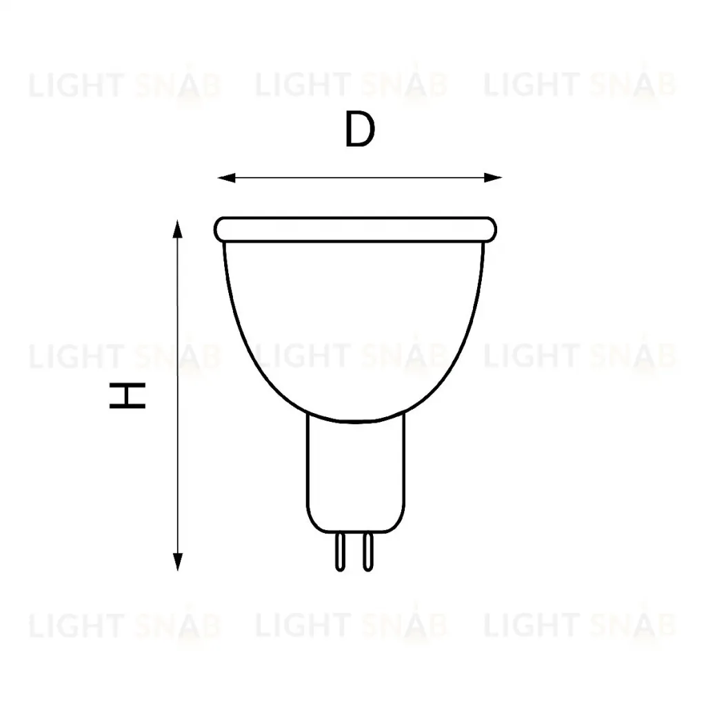 Лампа светодиодная Lightstar G5.3 3W 3000K 940902 940902