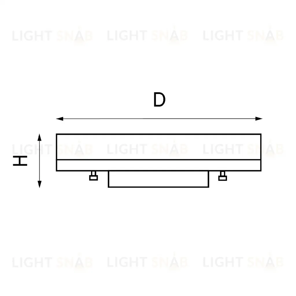 Лампа светодиодная Lightstar GX53 8W 3000K 943082 943082