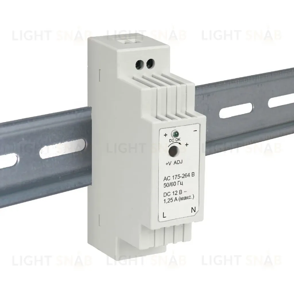 Блок питания Apeyron 15Вт DC12В 1.25А IP20 03-160 03-160