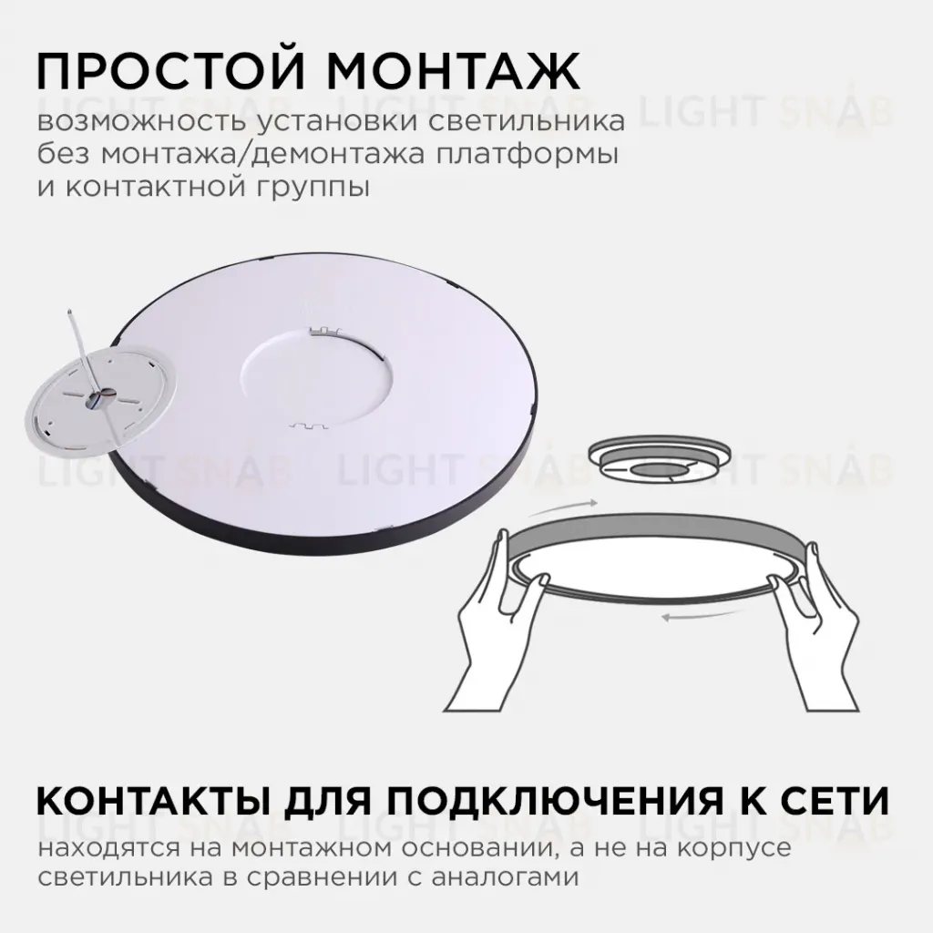 Настенно-потолочный светильник Apeyron Spin 18-128 18-128