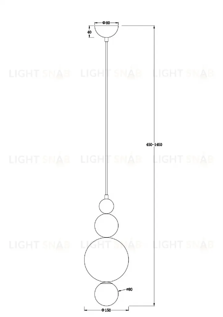 Подвесной светильник Freya Pearl FR5388PL-01CH FR5388PL-01CH