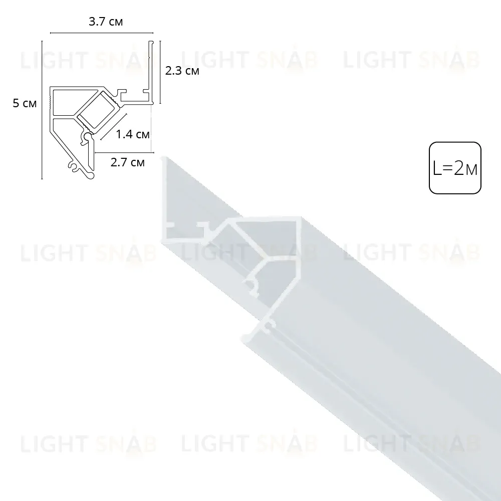 Теневой профиль под натяжной потолок Arte Lamp Gap A680233 A680233