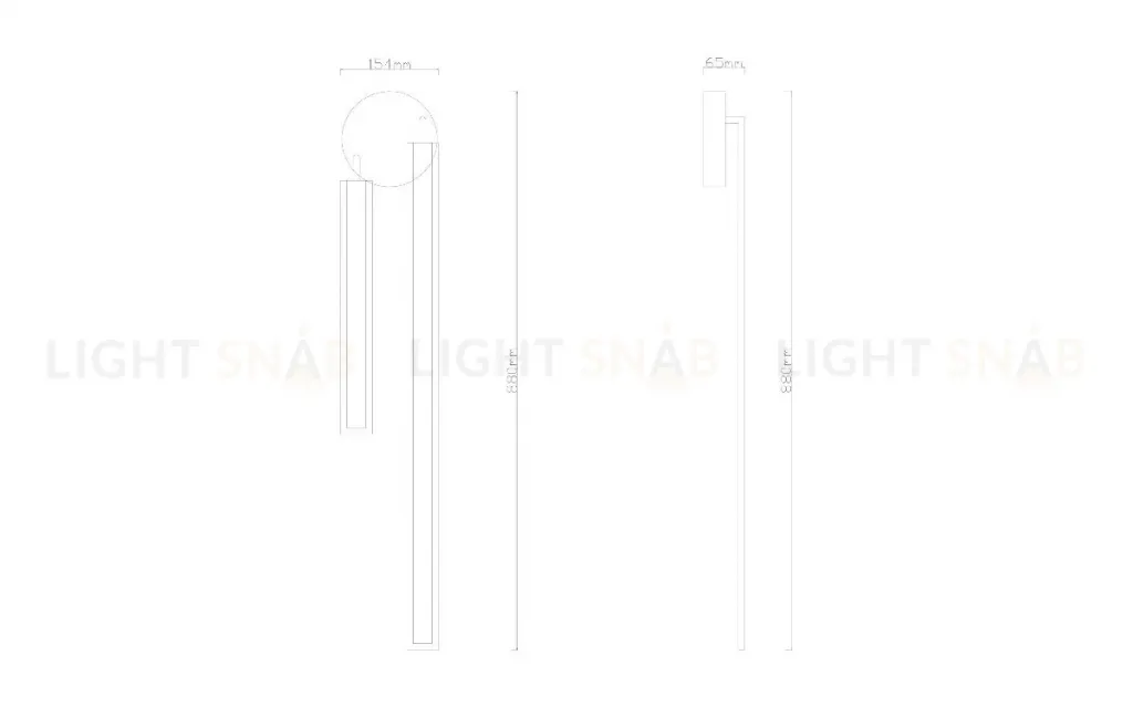 Настенный светильник Arte Lamp Dabih A2019AP-36WH A2019AP-36WH