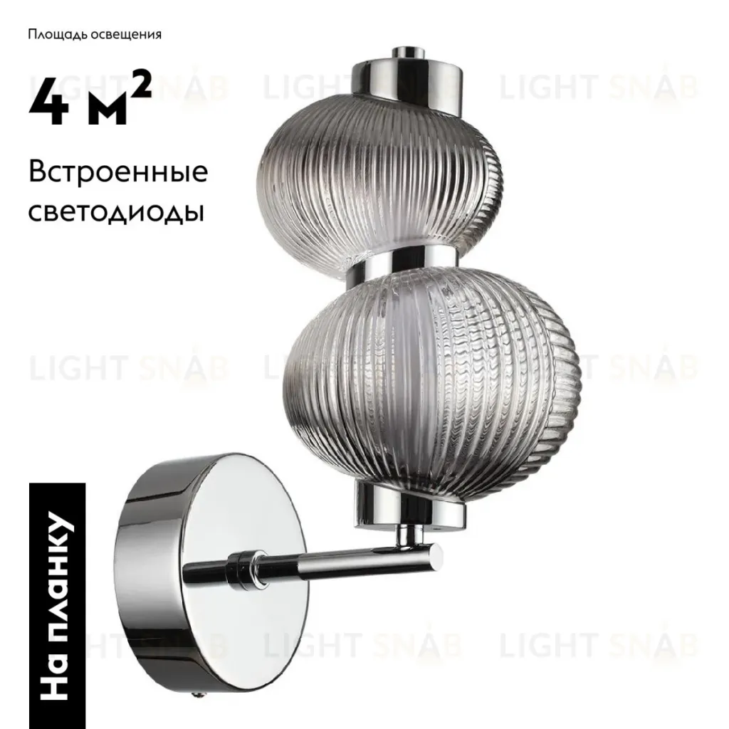 Бра Odeon Light L-vision Bruco 5096/8WL 5096/8WL