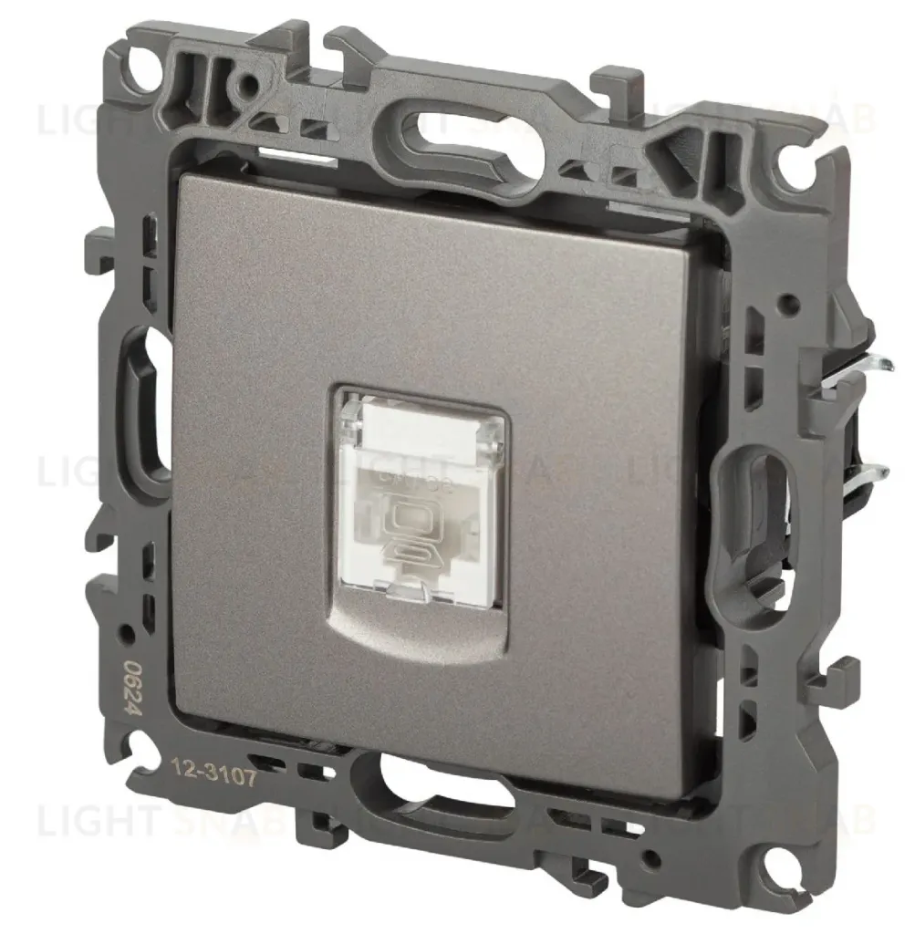 Розетка компьютерная RJ45 Эра 12-3107-16 Б0065716 Б0065716