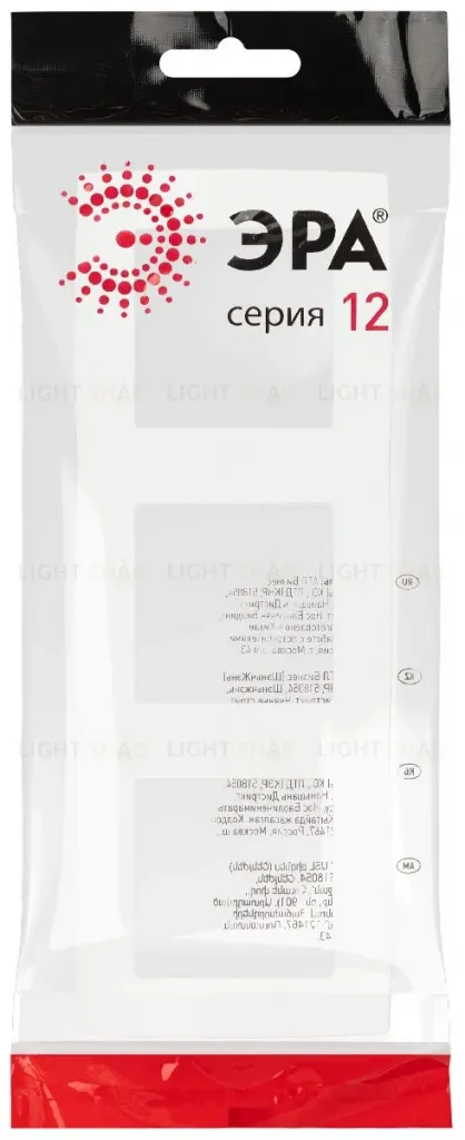 Рамка трехместная Эра 12-5003-01М Б0065738 Б0065738