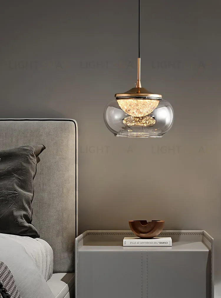 Подвесной светильник Delight Collection MT9128-1H gold/smoke MT9128-1H gold/smoke