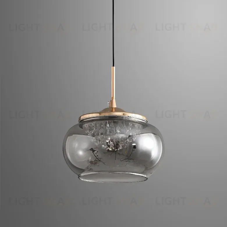 Подвесной светильник Delight Collection MT9128-1H gold/smoke MT9128-1H gold/smoke
