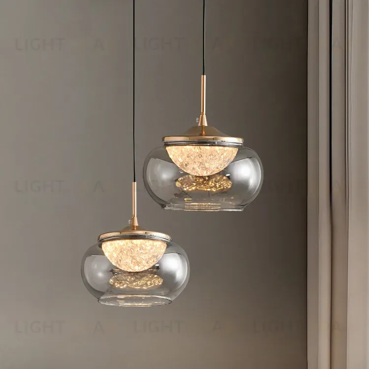 Подвесной светильник Delight Collection MT9128-1H gold/smoke MT9128-1H gold/smoke