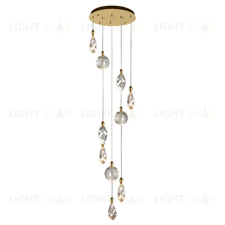 Каскадная люстра Delight Collection Colvin MT9176-10H titanium gold MT9176-10H titanium gold