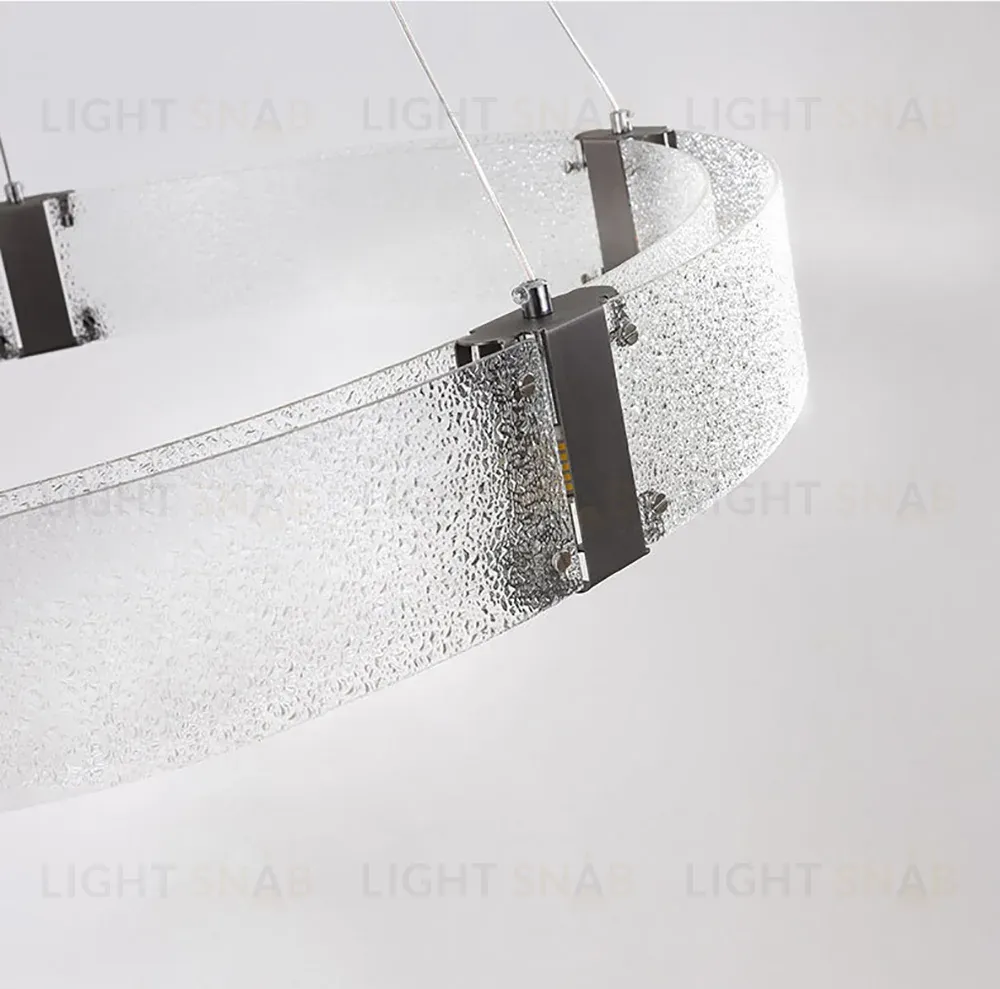 Подвесной светильник Delight Collection Parallel Ring D8028P/R/D800 black/clear D8028P/R/D800 black/clear