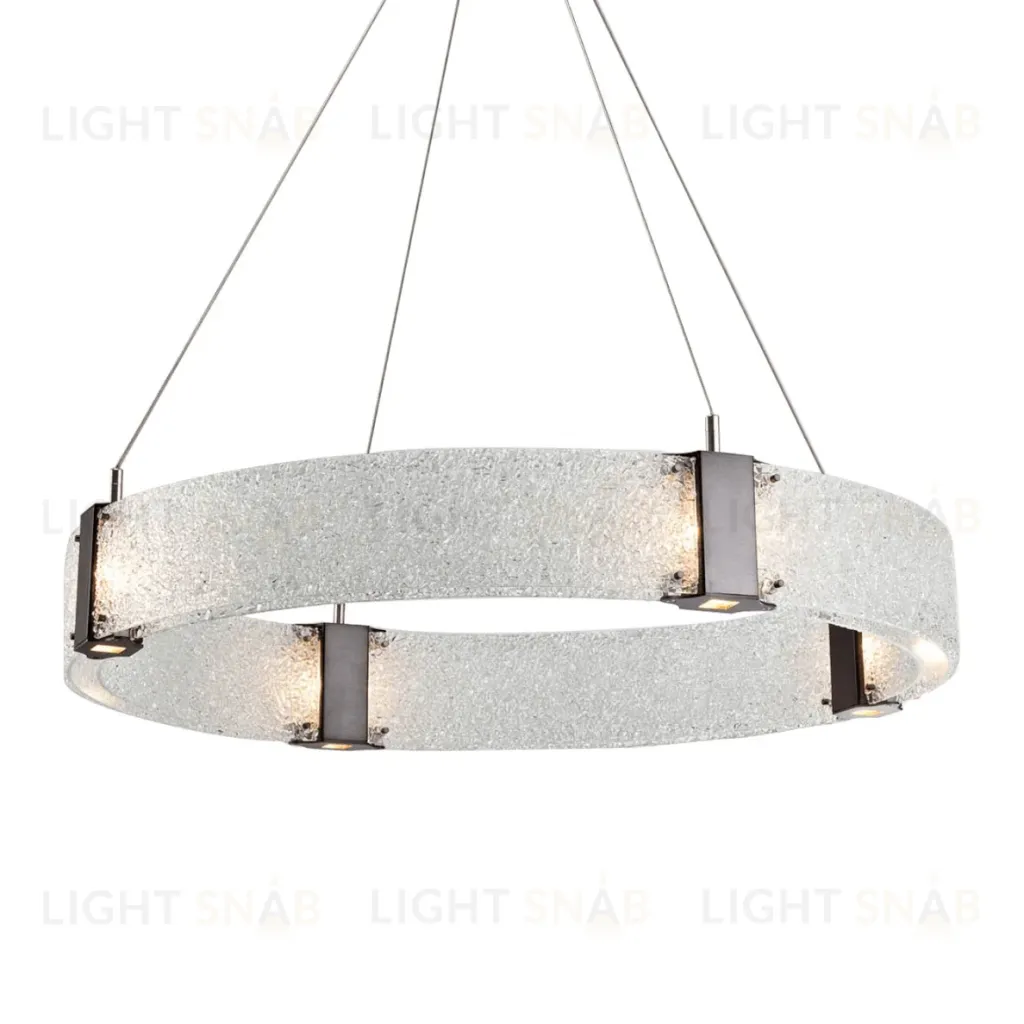 Подвесной светильник Delight Collection Parallel Ring D8028P/R/D800 black/clear D8028P/R/D800 black/clear