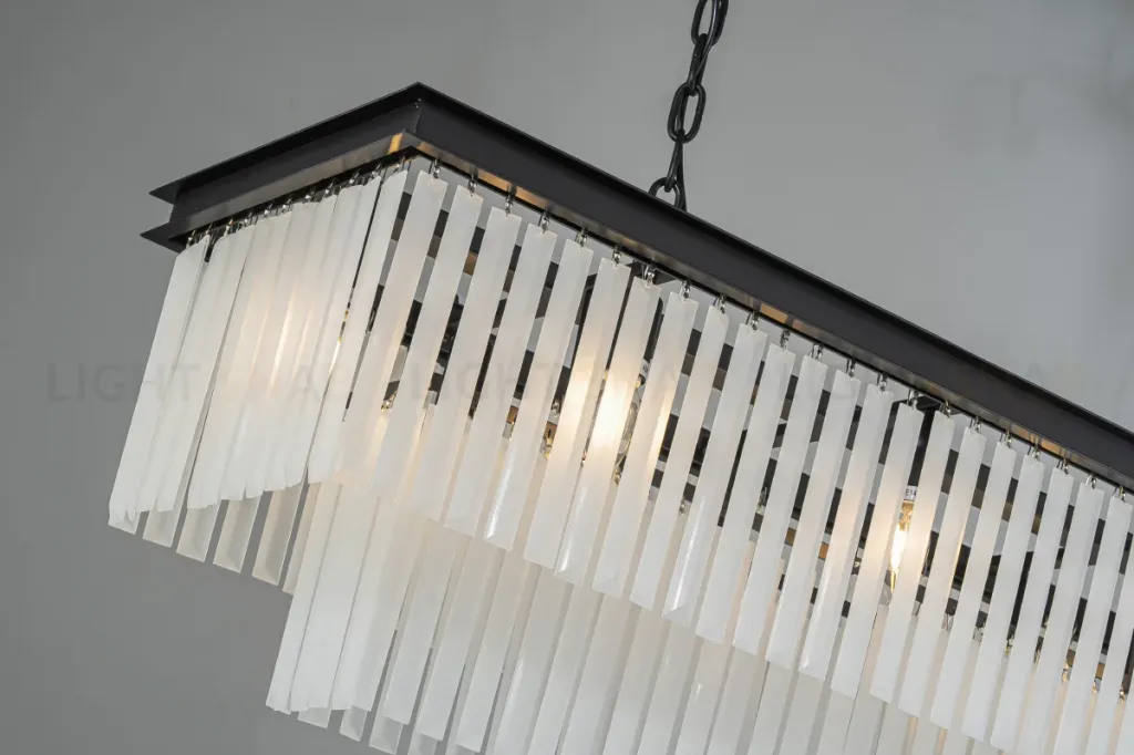 Подвесная люстра Delight Collection 1920s Odeon KR0387P-10C/P black/frost KR0387P-10C/P black/frost