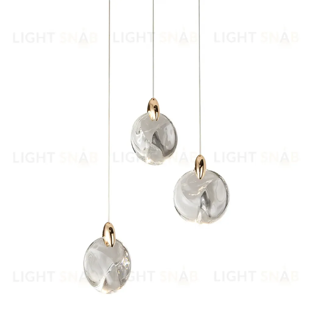 Подвесной светильник Delight Collection OD2440-3 gold/clear OD2440-3 gold/clear