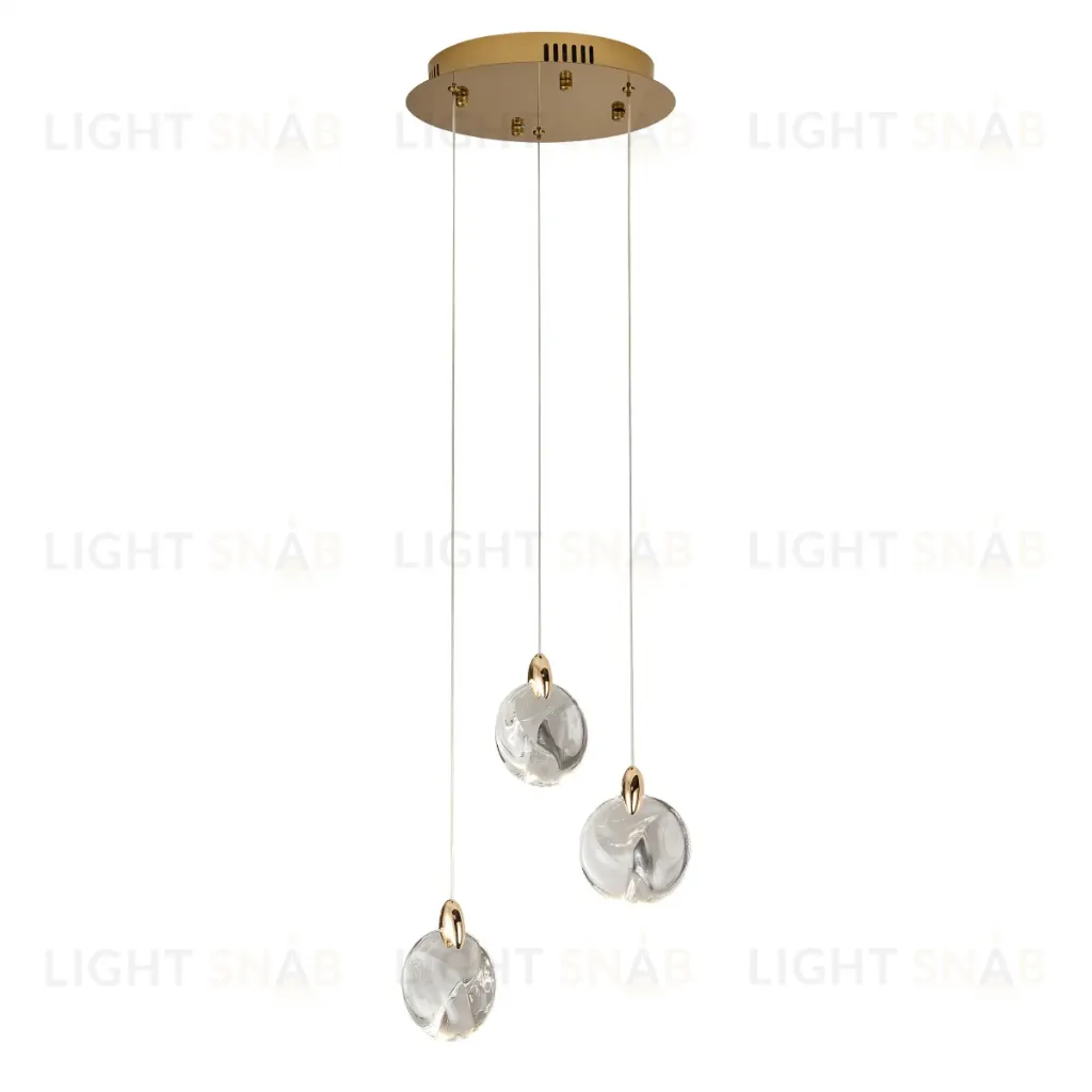 Подвесной светильник Delight Collection OD2440-3 gold/clear OD2440-3 gold/clear