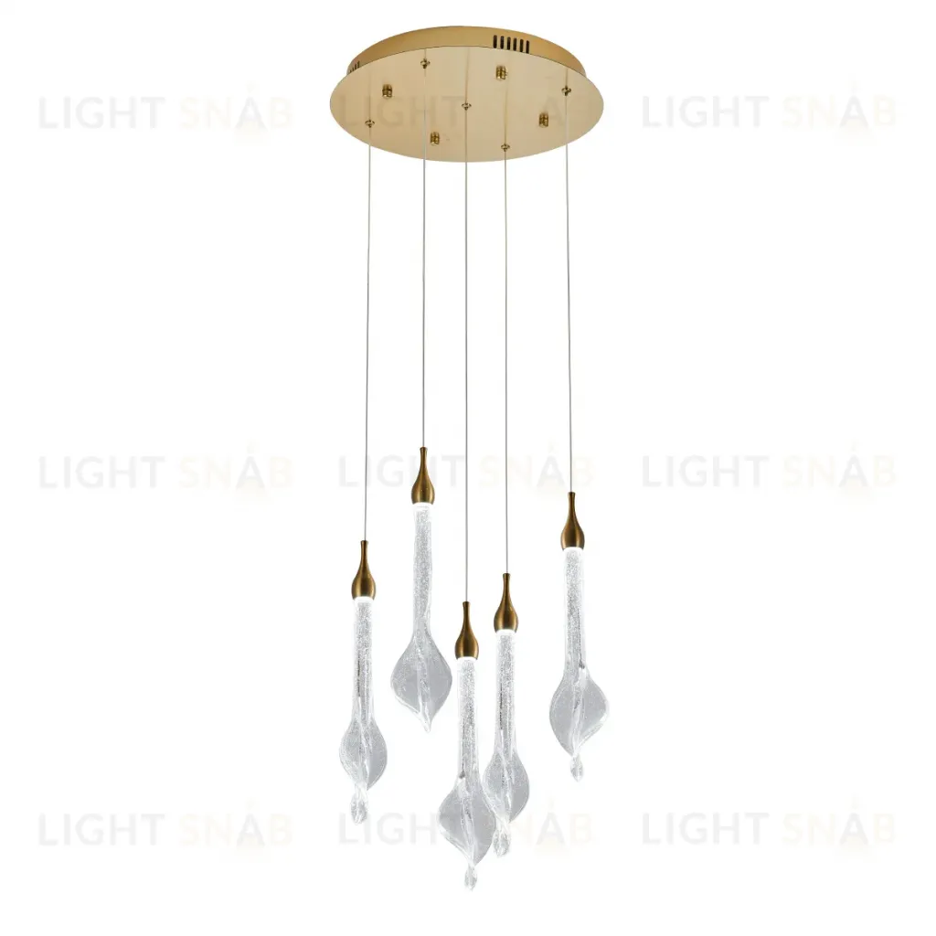 Подвесной светильник Delight Collection OD2433-5 gold/clear OD2433-5 gold/clear