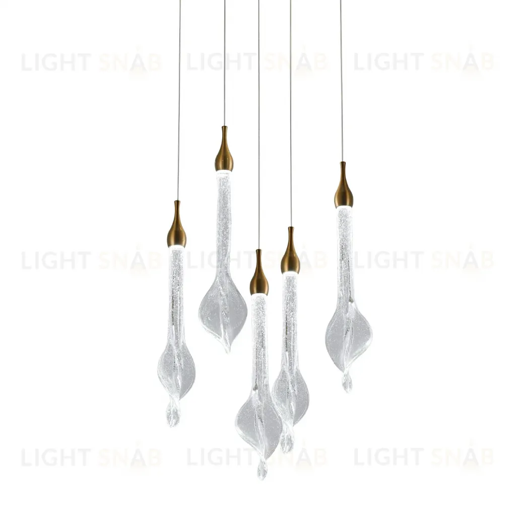 Подвесной светильник Delight Collection OD2433-5 gold/clear OD2433-5 gold/clear