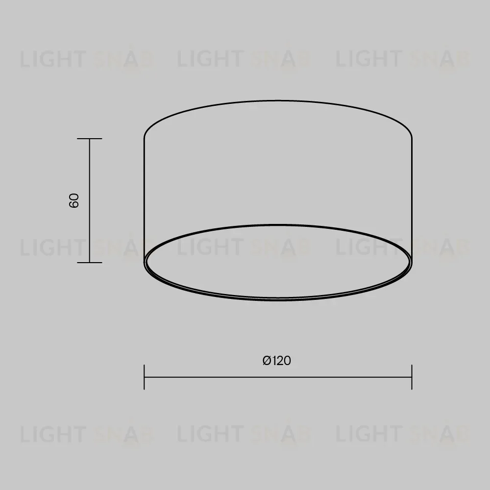 Накладной светильник Maytoni Zon C032CL-12W2.7K-RD-W C032CL-12W2.7K-RD-W