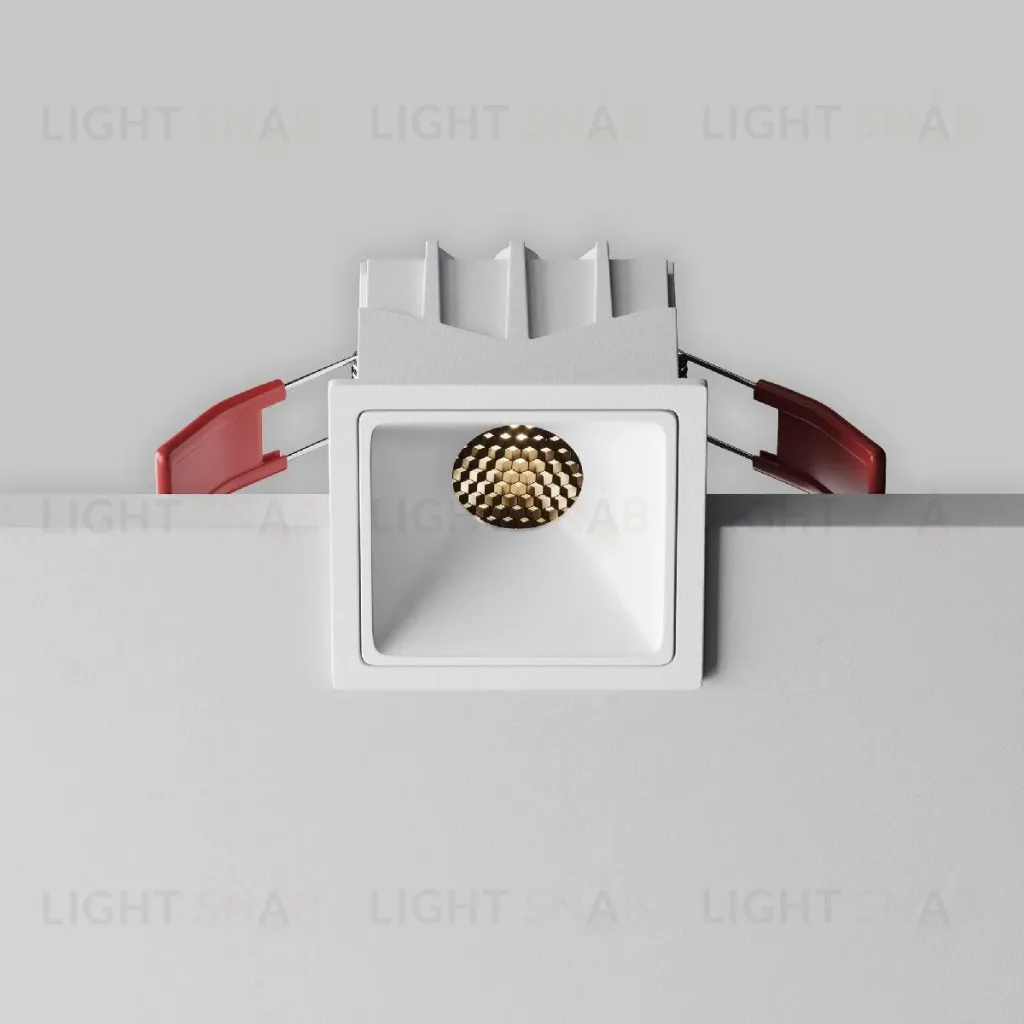 Встраиваемый светильник Maytoni Alfa led DL043-01-10W3K-SQ-W-1 DL043-01-10W3K-SQ-W-1