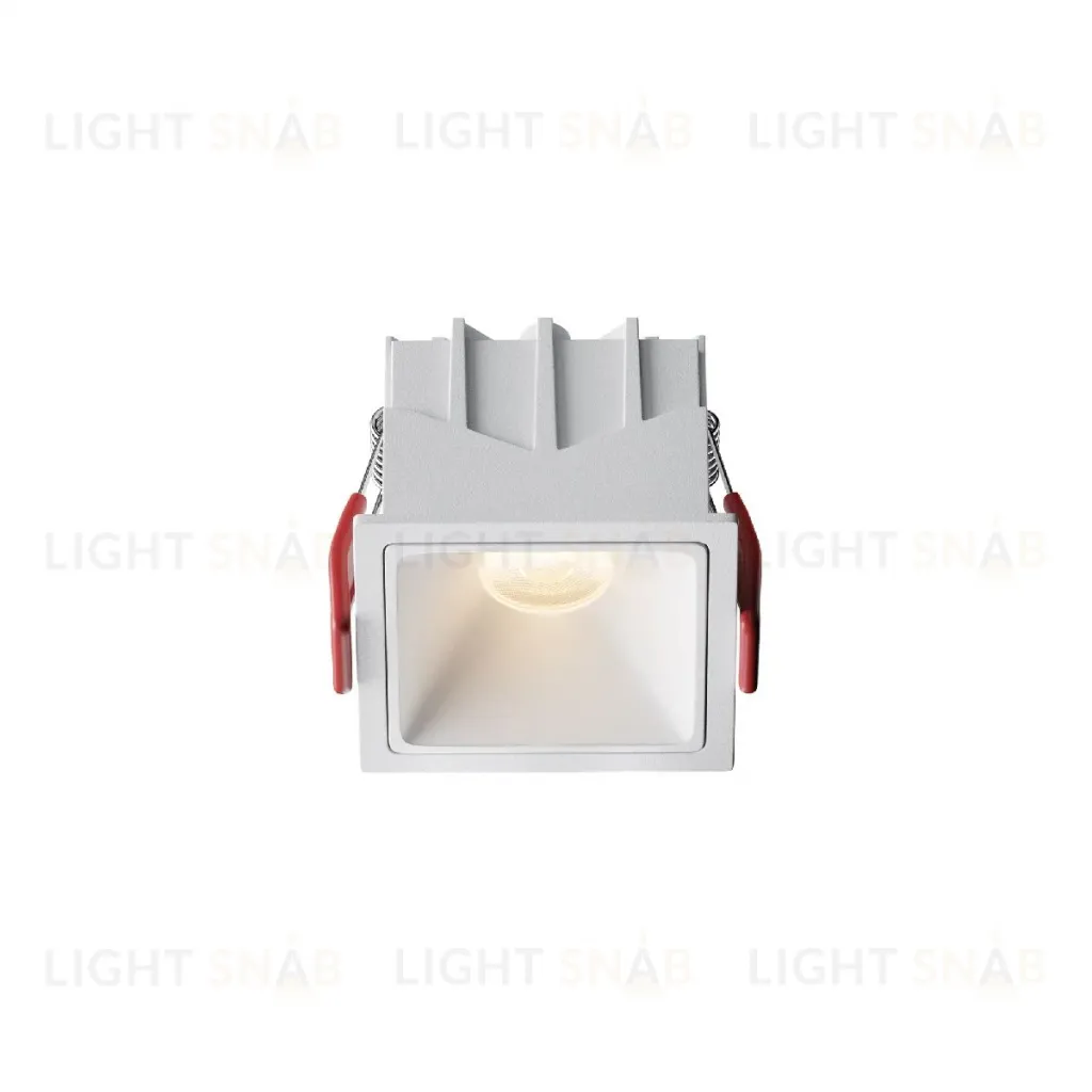 Встраиваемый светильник Maytoni Alfa led DL043-01-10W3K-SQ-W-1 DL043-01-10W3K-SQ-W-1