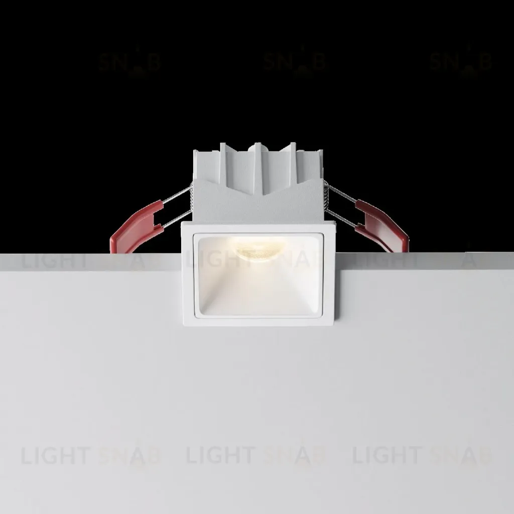Встраиваемый светильник Maytoni Alfa led DL043-01-10W3K-SQ-W-1 DL043-01-10W3K-SQ-W-1