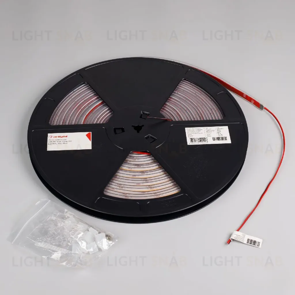 Светодиодная герметичная лента Arlight COB-PS-X420-12mm 24V Warm3000 (4.8 W/m, IP67, 15m) 049055 049055