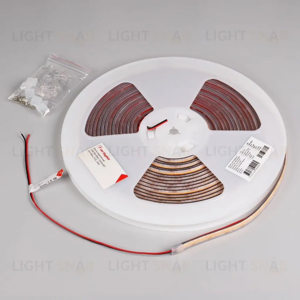 Светодиодная герметичная лента Arlight COB-PS-X560-12mm 24V White6000 (9.6 W/m, IP67, 10m) 048907 048907