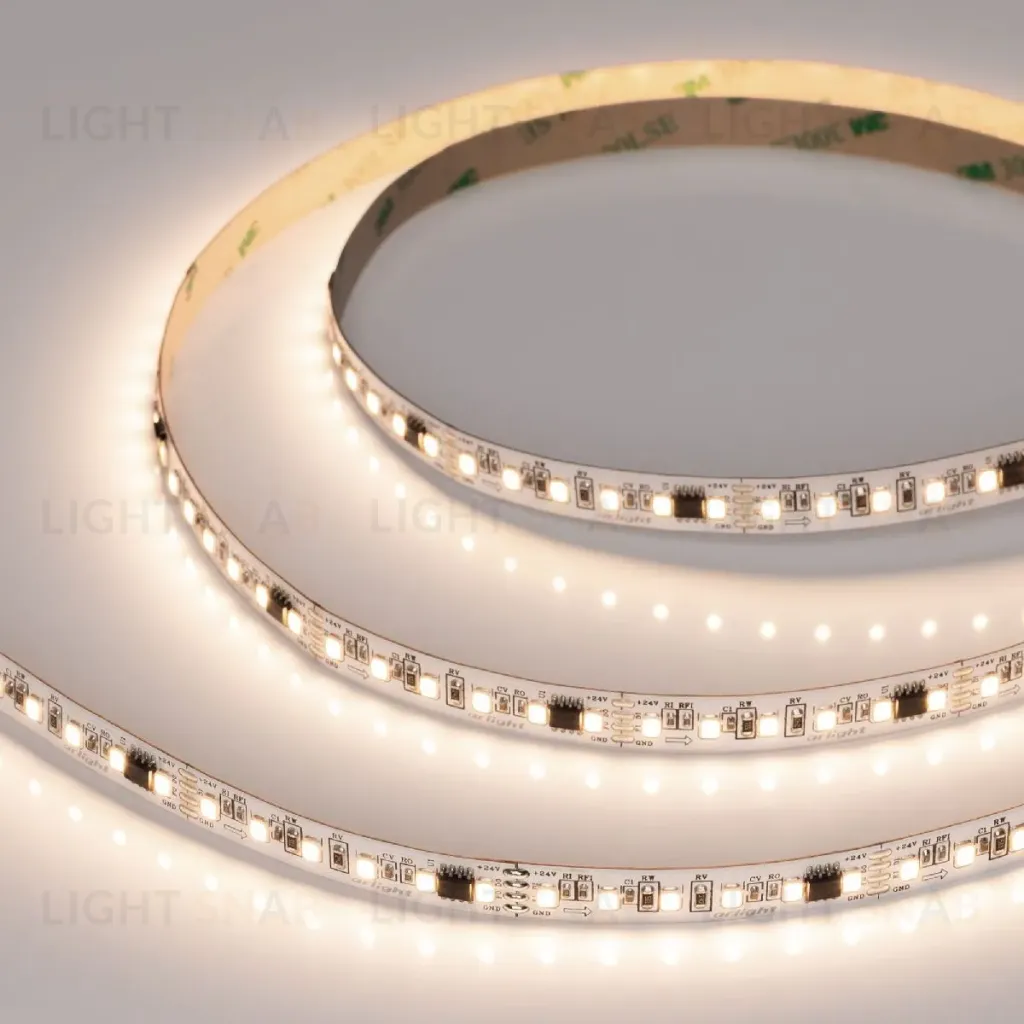 Светодиодная лента Arlight SPI-A120-10mm 24V Warm3000-PX6-BPT (11 W/m, IP20, 2835, 5m) 049436 049436