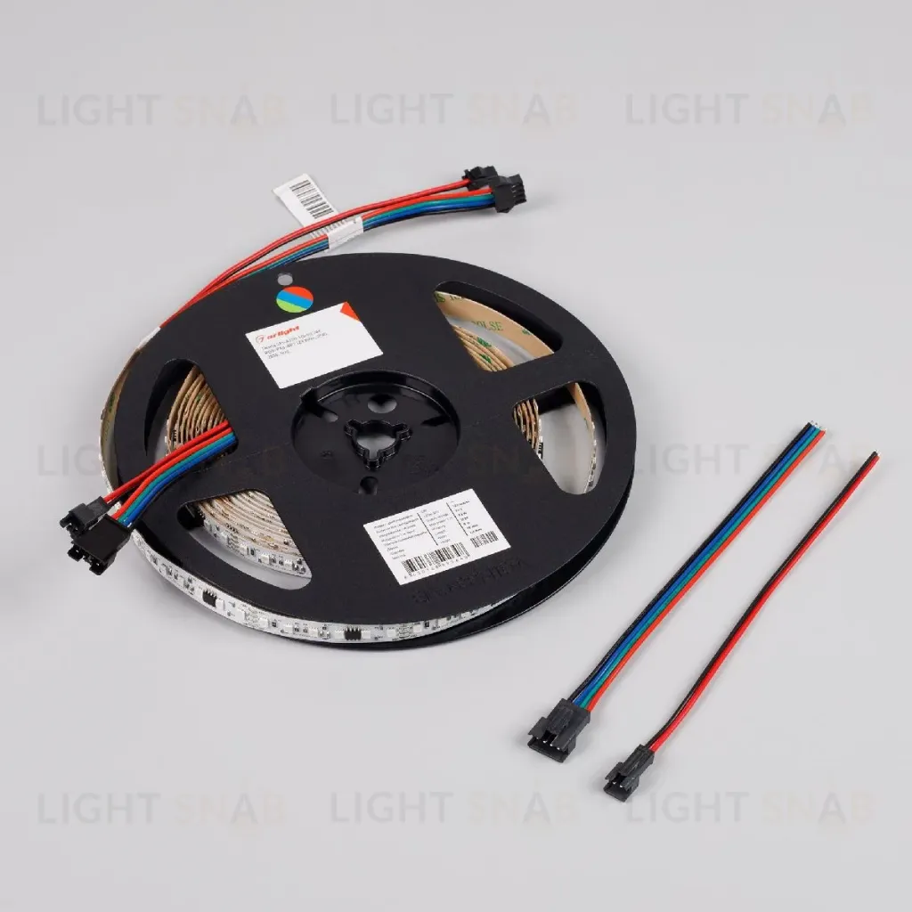 Светодиодная лента Arlight SPI-A120-10mm 24V RGB-PX6-BPT (23 W/m, IP20, 2835, 5m) 046871 046871