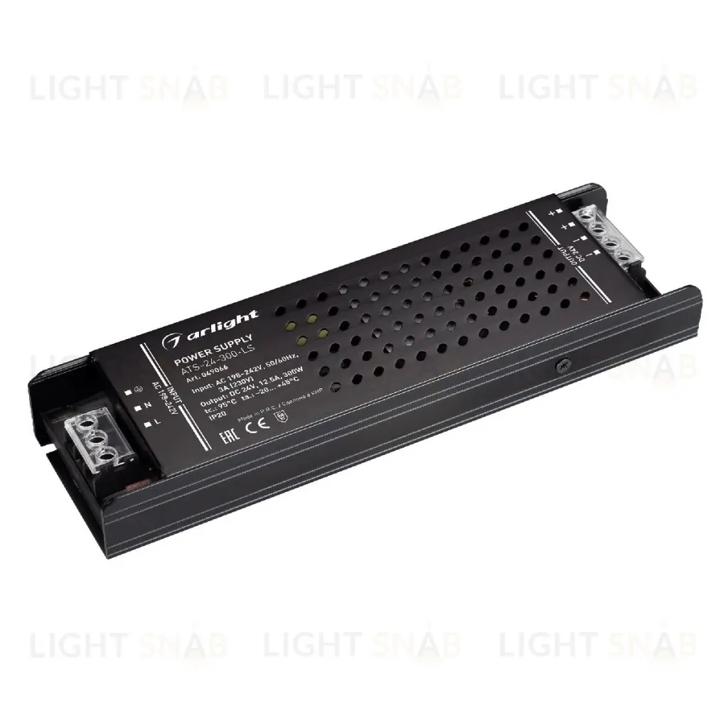 Блок питания Arlight ATS-24-300-LS (24V, 12.5A, 300W) 049066 049066
