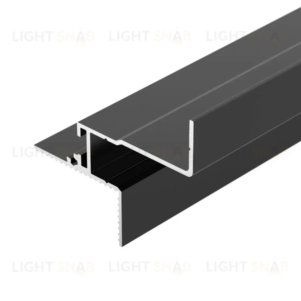 Алюминиевый профиль Arlight СEIL-S12-SHADOW-20-SIDE-3000 ANOD BLACK 052226 052226