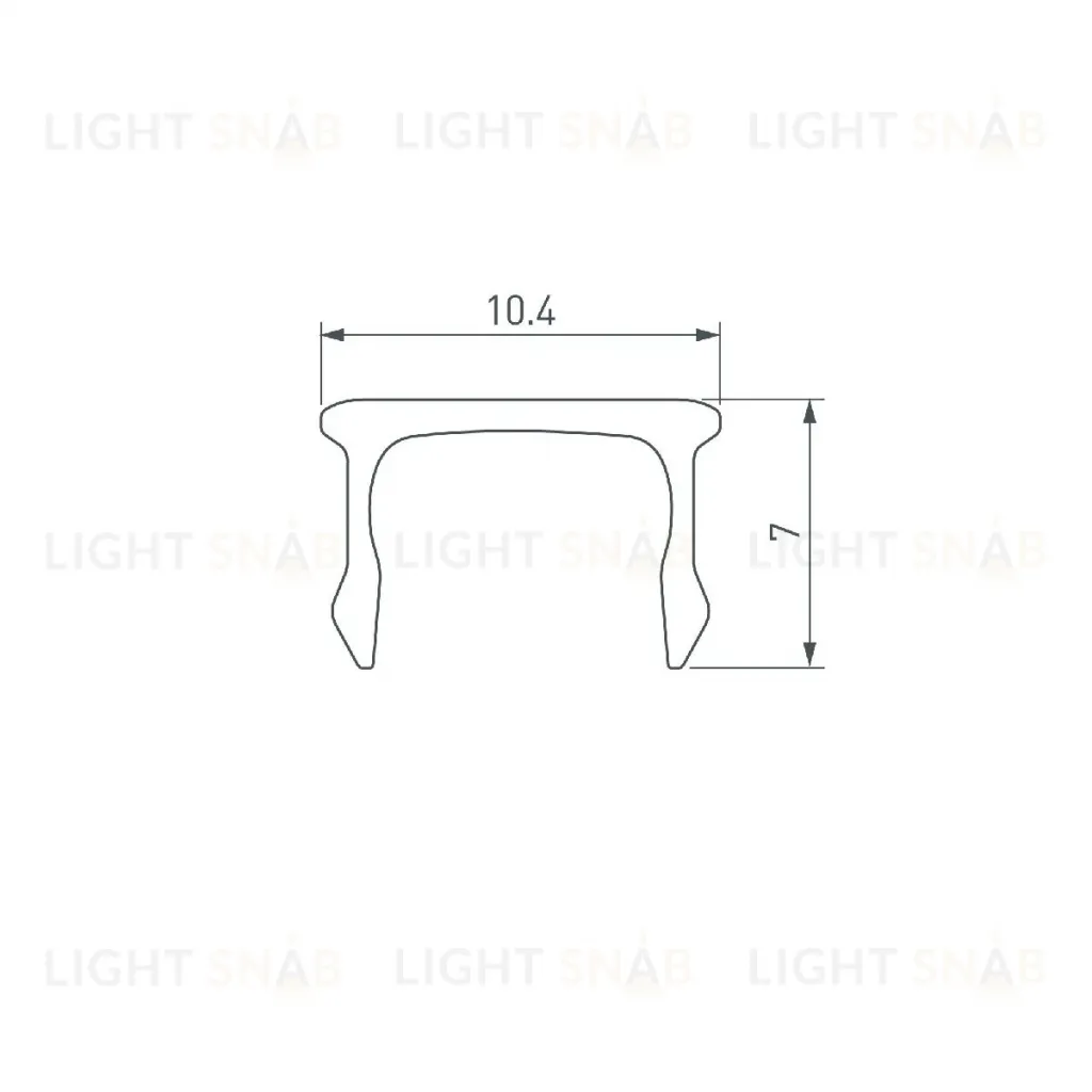 Экран Arlight ARH-PLINTUS-FANTOM-3000 Opal 043128 043128