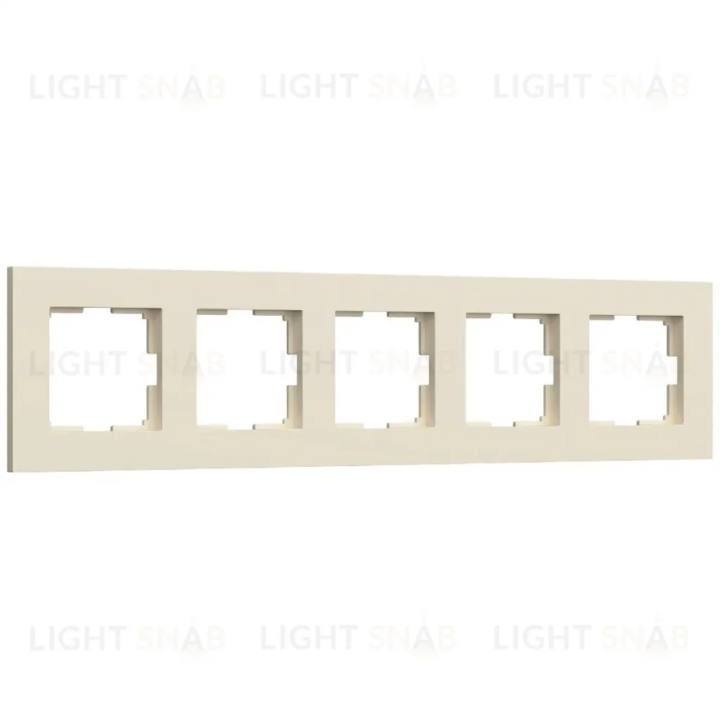 Рамка на 5 постов Werkel Slab (айвори софт) W0052962 4690389207938 a067787 4690389207938