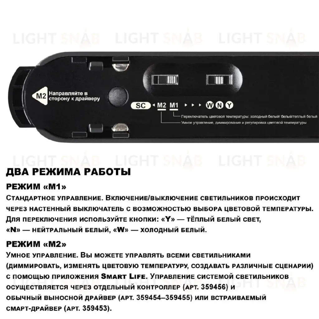 Трековый светильник Novotech Easy Shino 359464 359464