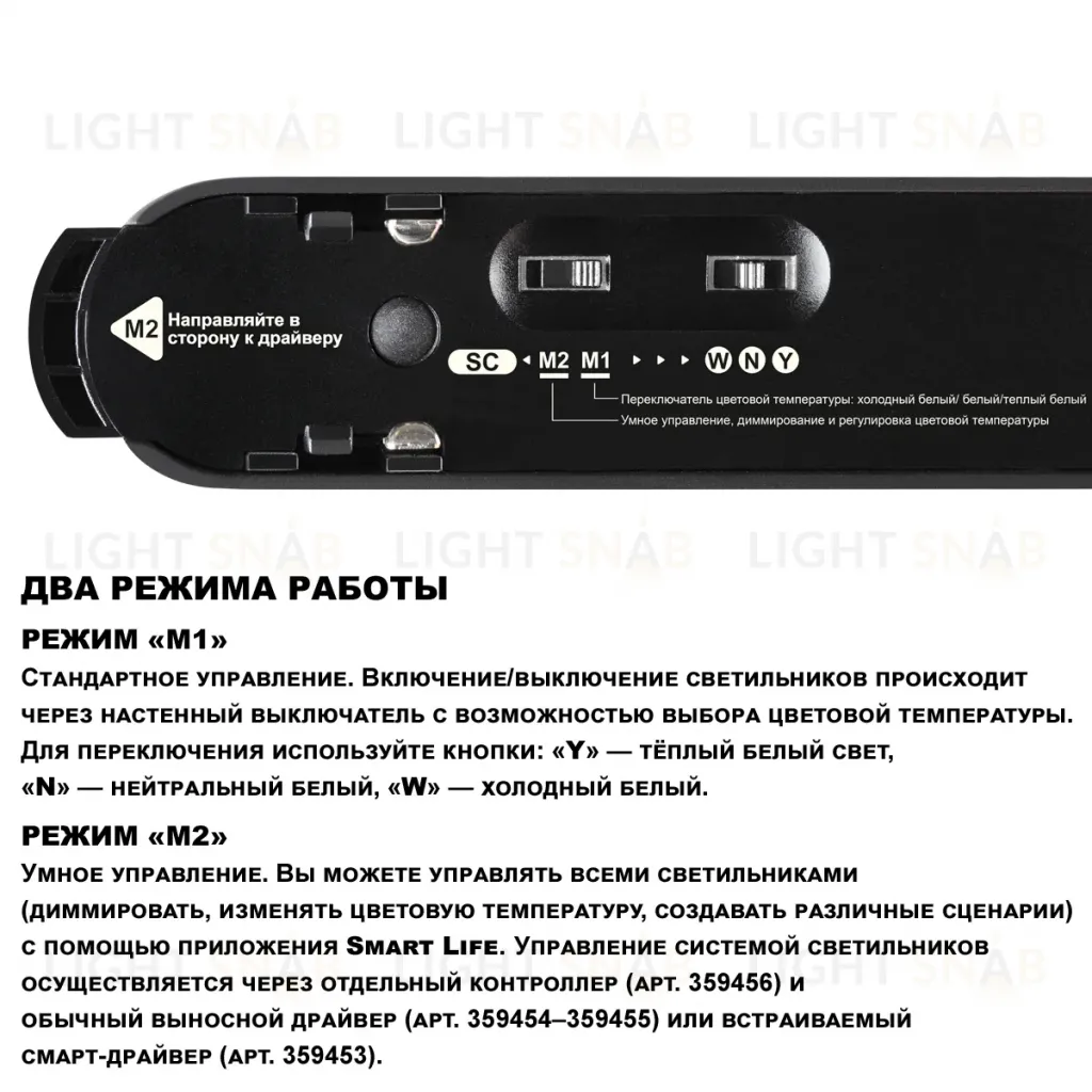 Трековый светильник Novotech Easy Shino 359474 359474