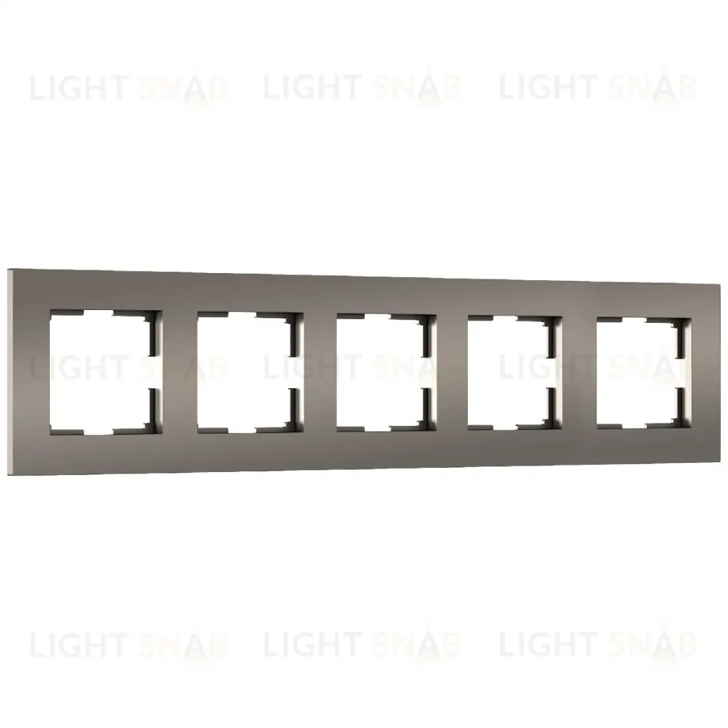 Рамка на 5 постов Werkel Slab W0052963 4690389207945 a067788 4690389207945