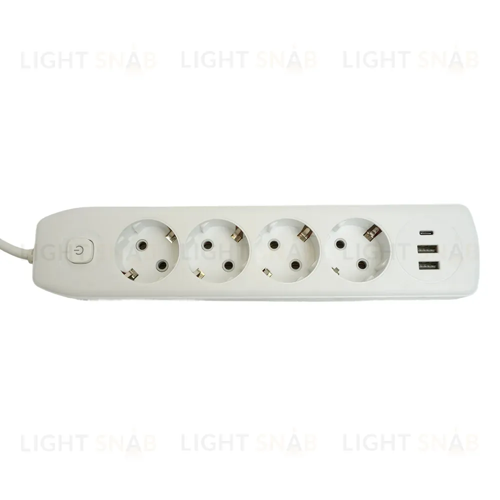 Удлинитель Stekker Home plus HM08-43-02 49971 49971