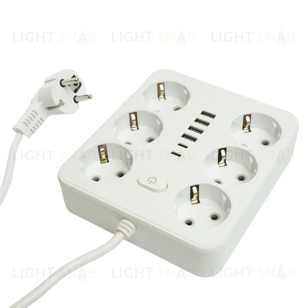 Удлинитель Stekker Home plus HM09-66-02 49982 49982