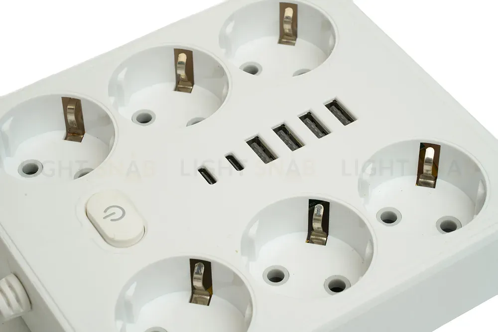 Удлинитель Stekker Home plus HM09-66-02 49982 49982