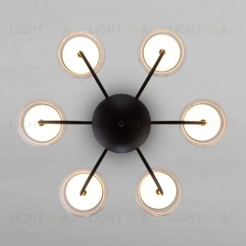 Люстра на штанге Eurosvet Fungo 50388 LED черный a068861 50388 LED черный