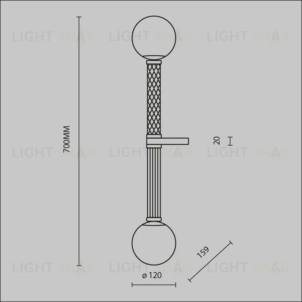 Бра Maytoni Teatro MOD287WL-02BS MOD287WL-02BS