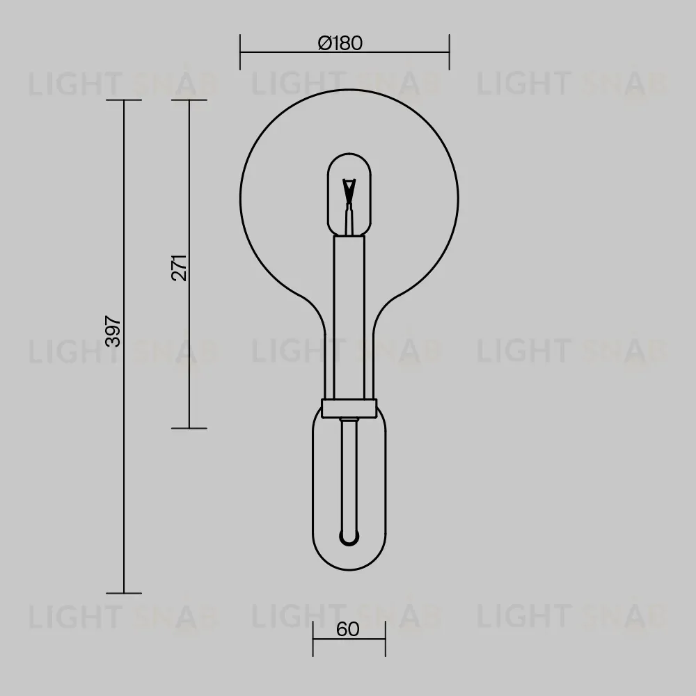 Бра Maytoni Status MOD333WL-01BS MOD333WL-01BS