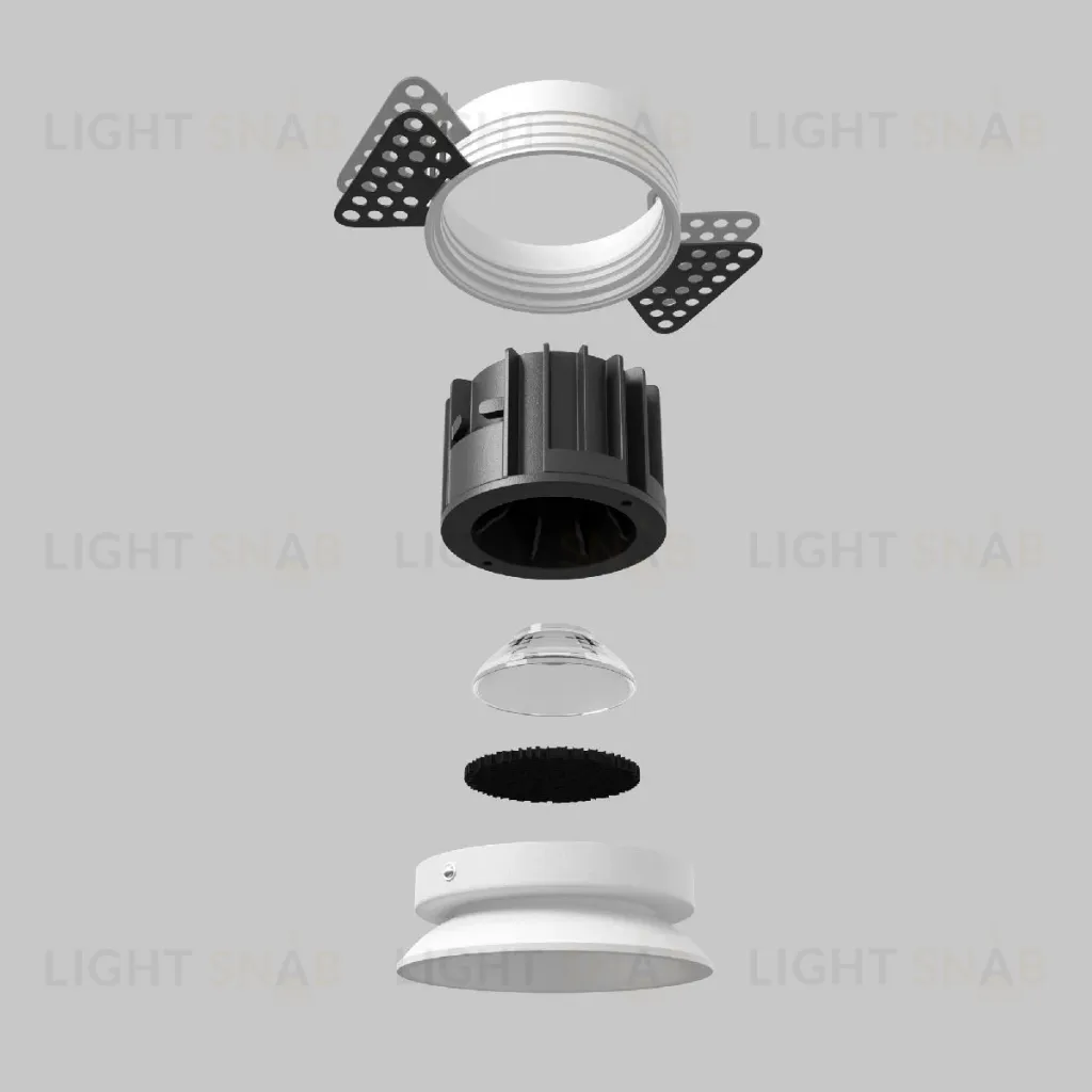 Встраиваемый светильник Maytoni Round DL058-12W2.7K-TRS-W DL058-12W2.7K-TRS-W