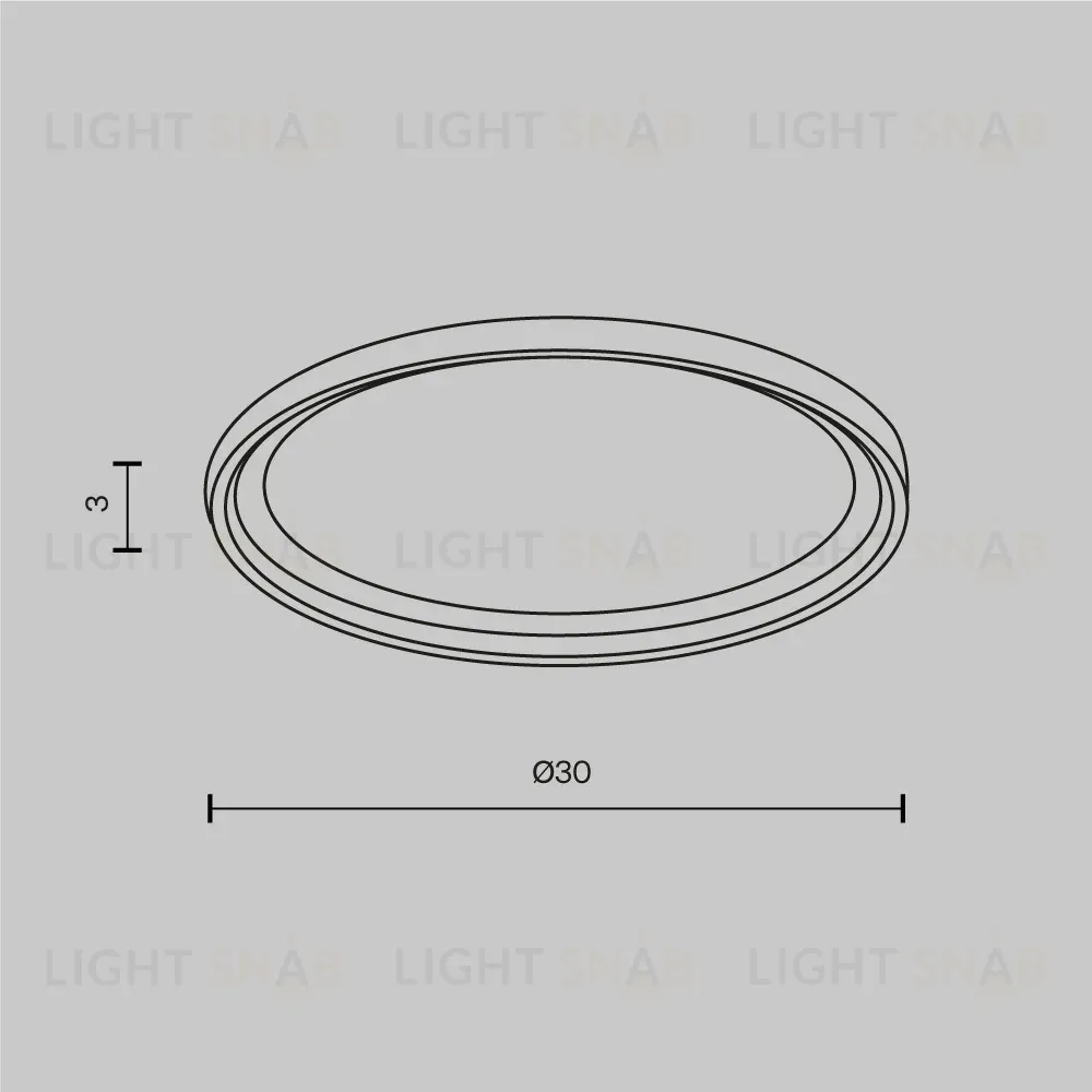 Кольцо для встраиваемого светильника Maytoni Downlight DLA110-B DLA110-B