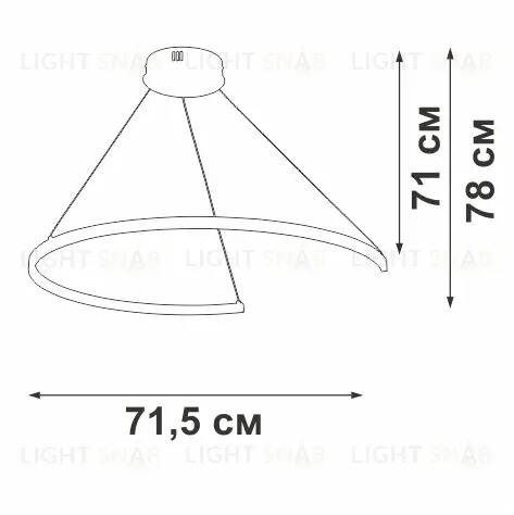 Подвесной светильник Vitaluce V2706-0/1S V2706-0/1S